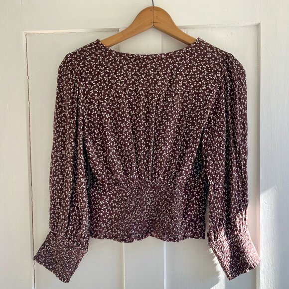 Abercrombie and Fitch Puff Sleeve Blouse - Picture 4 of 6